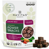 Navitas Organics Superfood Power Snacks, Chocolate Cacao, 8oz. Bag — Organic, Non-Gmo, Gluten-Free