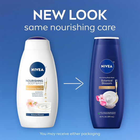 NIVEA_Nourishing_Botanical_Blossom_Body_Wash_with_Nourishing_Serum,_Moisturizing_Body_Wash_for_Women,_Enriched_with_Provitamin_B5_and_Vitamin_E,_20_Fl_Oz_Bottle