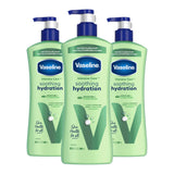 Vaseline Intensive Care Body Lotion for Dry Skin Soothing Hydration Lotion Made with Ultra-Hydrating Lipids + 1% Aloe Vera Extract to Refresh Dehydrated Skin 20.3 oz, (packaging May Vary)
