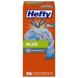 Hefty Clear Trash Bags, Clear, 30 Gallon