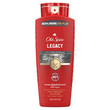 Old Spice Body Wash for Men, 24/7 Shower Fresh & Clean with Daily Use, Lasting Signature Scent, Refreshing Lather, Moisturizing Formula, Legacy with Coconut, Pine & Cedar Scent, 24 oz