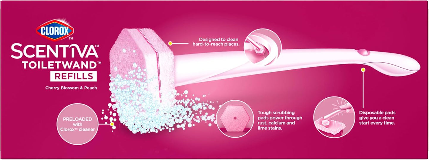 Clorox_Scentiva_ToiletWand_Refills,_Cherry_Blossom_and_Peach,_10_Count