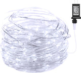 Minetom Fairy Lights Plug in, LEDs Waterproof Silver Wire Firefly Lights, Adaptor Included, Starry String Lights for Wedding Indoor Outdoor Christmas Patio Garden Decoration