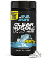 Muscletech HMB Supplements 1000mg, Clear Muscle- Highest Grade HMB for Lean Muscle & Recovery-HMB Free Acid Muscle Supplement-Help Decrease Muscle Breakdown - Packaging May Vary