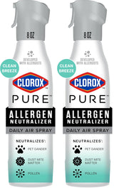 Clorox PURE Allergen Neutralizer Daily Air Spray, Clean Breeze, 8 Ounces
