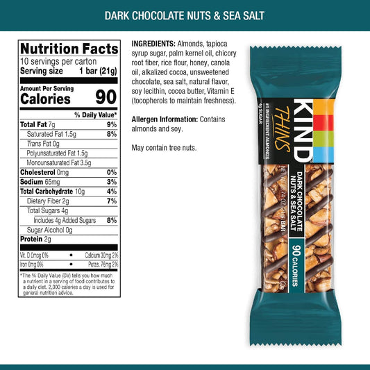KIND_THINS_Dark_Chocolate_Nuts_&_Sea_Salt_Bars_(Now_with_Peanuts),_Gluten_Free,_4g_Sugar,_0.74_oz_bars,_10_count