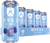 RYSE Fuel Energy Drink - Sugar Free, Gluten Free & Vegan - 200mg Natural Caffeine, Taurine & Choline for Focus & Energy - No Artificial Colors