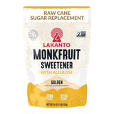 Lakanto Classic Monk Fruit Sweetener With Allulose, White Sugar Substitute From Monk Fruit Extract for Baking, Coffee & Tea, Gluten Free, Zero Calorie, Low Carb, Non GMO, Keto, Classic White, 1 LB Bag