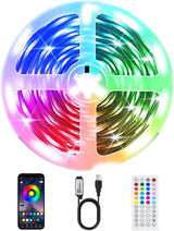 PSTAR LED Lights for TV Led Backlight, 3.28FT/9.84FT/16.4ft/32.8FT/50FT/65.6FT Music Sync RGB Strip Lights with Remote & App Control, USB Powered for TVs, Computer, Bedroom, Gaming Setup, Home Cinema