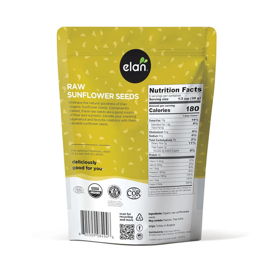 Elan_Organic_Raw_Sunflower_Seeds,_7.1_oz,_Unsalted_Kernels,_Shelled_Seeds,_No_Shell,_Non-GMO,_Vegan,_Gluten-Free,_Kosher,_All_Natural_Snacks_&_Toppings