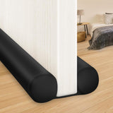 MAXTID Large Door Draft Stopper for Bottom of Doors 36” Under Door Sweep Noise Blocker Black Gap Stoppers Adjustable Doors Seal Sweep Guard Draft, Window Breeze Stoppers, Home Essentials Gadgets