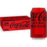 Coca-Cola Coke Zero Sugar Diet Soda, 10 Pack, 20 pack, 24 pack