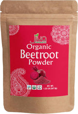 Jiva Organics Beet Root Powder 1.25 LB Bulk Bag - for Baking & Smoothies - Pure & Natural, Non-GMO, Vegan