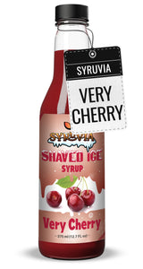 Syruvia Snow Cone Syrup 12.7oz - Syrup For Shaved Ice, Snow Cones, Slushies, Italian Soda, Popsicles. Kosher, Dairy-Free.