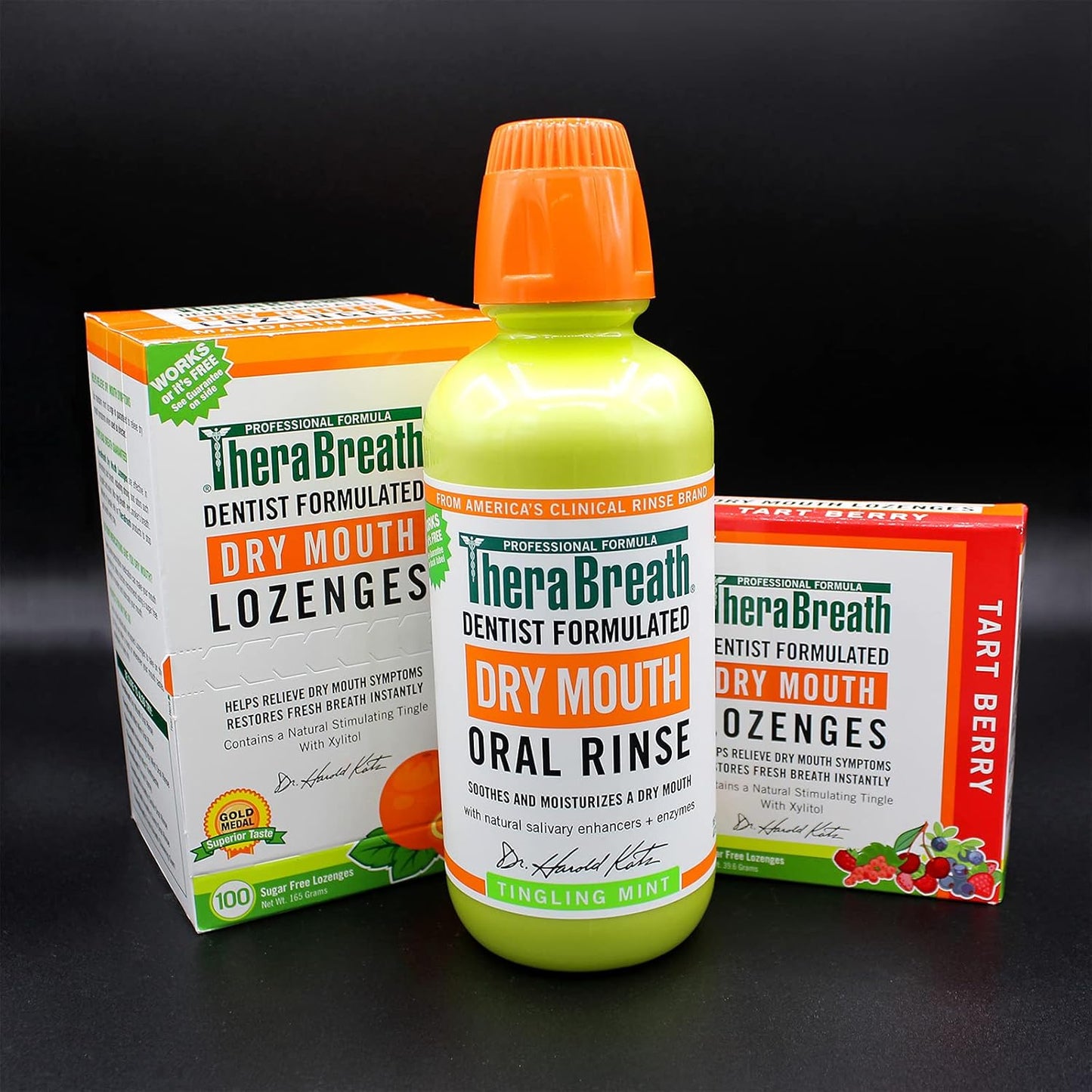 TheraBreath_Dry_Mouth_Lozenges_with_ZINC,_Tart_Berry_Flavor,_100_Lozenges