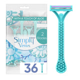 Gillette Venus Daisy Classic Disposable Razors for Women, Hair Removal for Women