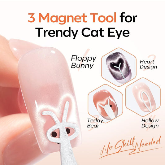 modelones_French_Cat_Eye_Magnet_Set,_Scissor-Shaped_Nail_Magnet_Tool,_2_IN_One_Cateye_Nail_Magnet_for_French_Effect,_Hole&Bunny-Shaped&Heart_Magnet_for_Cat_Eye_Gel_Polish_DIY_Easter's_Nail_Salon