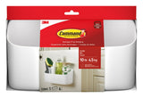 Command 10 Lb Large Organizing Caddy with 4 Strips, 9.91" x 3.38" x 5.15", Heavyweight Damage-Free Hanging for Organizing Cleaning Supplies, Closet, and Pantry