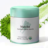 MatchAdmire Premium First Harvest USDA Certified Organic Green Tea Matcha Powder, Rich Flavor, 100% Vegan with No Fillers, Radiation-Free