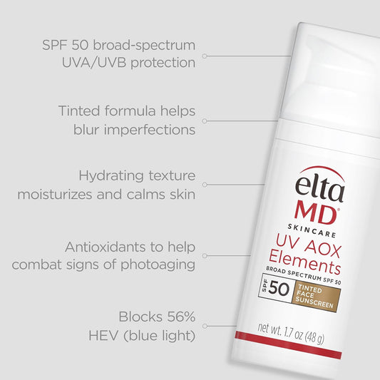 EltaMD_UV_AOX_Elements_Tinted_Face_Sunscreen,_SPF_50,_100%_Tinted_Mineral_Sunscreen_for_Sensitive_Skin_and_Dry_Skin_with_Antioxidants,_1.7_oz_Pump