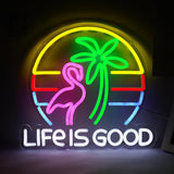 JFLLamp Crs LIGHT Neon Signs for Wall Decor Neon Lights for Bedroom Led Signs Suitable for Man Cave Bar Pub Restaurant Christmas Birthday Party Gift Led Art Wall Decorative Crs Light Bar Sign, 5V Usb Power, 17*11 Inch(Azure+red+white)
