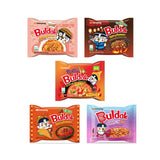 Samyang Buldak Chicken Stir Fried Ramen Korean Ramen 5 Flavor Combo 5 Pack - Instant Food