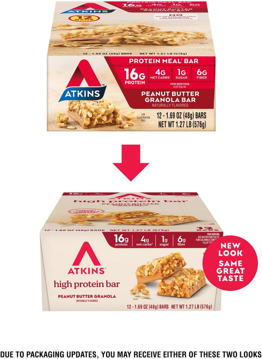 Atkins_Peanut_Butter_Granola_High_Protein_Bar,_High_Fiber_Snack_,_16g_Protein,_1g_Sugar,_4g_Net_Carb,_Protein_Snack,_12_Count