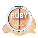 Ruby Kisses 3D Face Creator Cream Foundation & Concealer, 12 Hours Long Lasting, Medium to Full Coverage, Non-Greasy, Ideal for Makeup