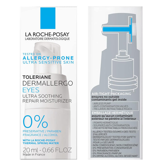 La_Roche-Posay_Toleriane_Dermallergo_Eye_Cream_Soothing_Repair_Moisturizer,_Soothes_and_Comforts_Sensitive_Skin,_Allergy_Tested,_Fragrance_Free,_Alcohol_Free,_Formerly_Toleriane_Ultra_Eyes