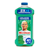 Mr. Clean All Purpose Cleaner, Floor Cleaner for Mopping Home, Bathroom, & Kitchen, Cleaning Liquid for Mop & Bucket, Cleaning Supplies, Multi-Surface Dilutable, Meadows & Rain