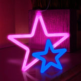 BRIGHTDECK 3 Pcs Butterfly Neon Signs, Neon Light for Bedroom, USB or 3-AA Battery Powered LED Wall Décor for Valentines Day Birthday Gift, Wedding, Party, Home Decor (Pink, Purple, Warm white)