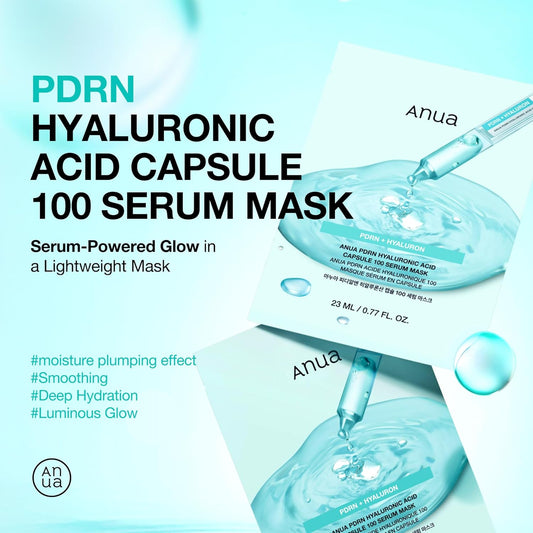 Anua_PDRN_Hyaluronic_Acid_Capsule_100_Serum_Mask,_Hydrating_&_Soothing_Face_Mask_for_Glass_Skin,_Dewy_Glow_and_Firm_Looking_Skin,_Salmon_DNA_&_Collagen,_Lightweight_Texture,_Korean_Skin_Care_(10EA)