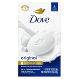Dove Beauty Bar Soap for Soft, Smooth Skin, with 1/4 Moisturizing Cream 3.75 oz