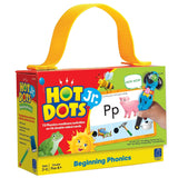Educational Insights Hot Dots Jr. Beginning Phonics Card Set - Includes 25 Cards for Teaching Phonics Skills