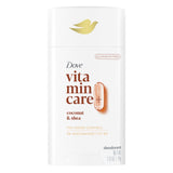 Dove VitaminCare+ Aluminum Free Deodorant Stick for 72H Odor Protection Breathable Deodorant for Women 2.6 oz