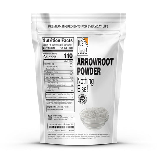 It's_Just_-_Arrowroot_Powder,_8oz,_Natural_Thickener,_Gluten-Free,_Dairy-Free,_Non-GMO,_Cornstarch_Substitute