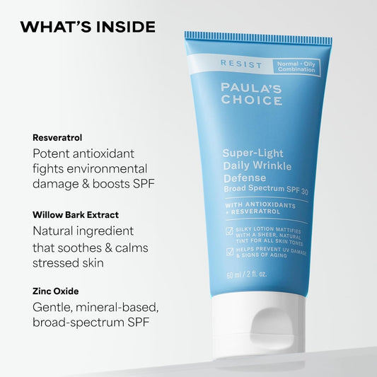 Paula's_Choice_RESIST_SPF_30_Super-Light_Daily_Wrinkle_Defense_Mineral_Sunscreen,_Face_Sunscreen_for_Oily_Skin,_Matte_Tinted_Face_Moisturizer,_UVA/UVB_Protection,_Fragrance-Free