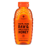 Nate's 100% Pure, Raw & Unfiltered Honey - Award-Winning Taste, Squeeze Bottle Flavor Sweet