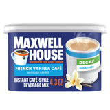 Maxwell House Instant Beverage Mix, Easy to Prepare, 1 Canister, for Quick Morning Coffee or Afternoon Treat, Kosher Dairy