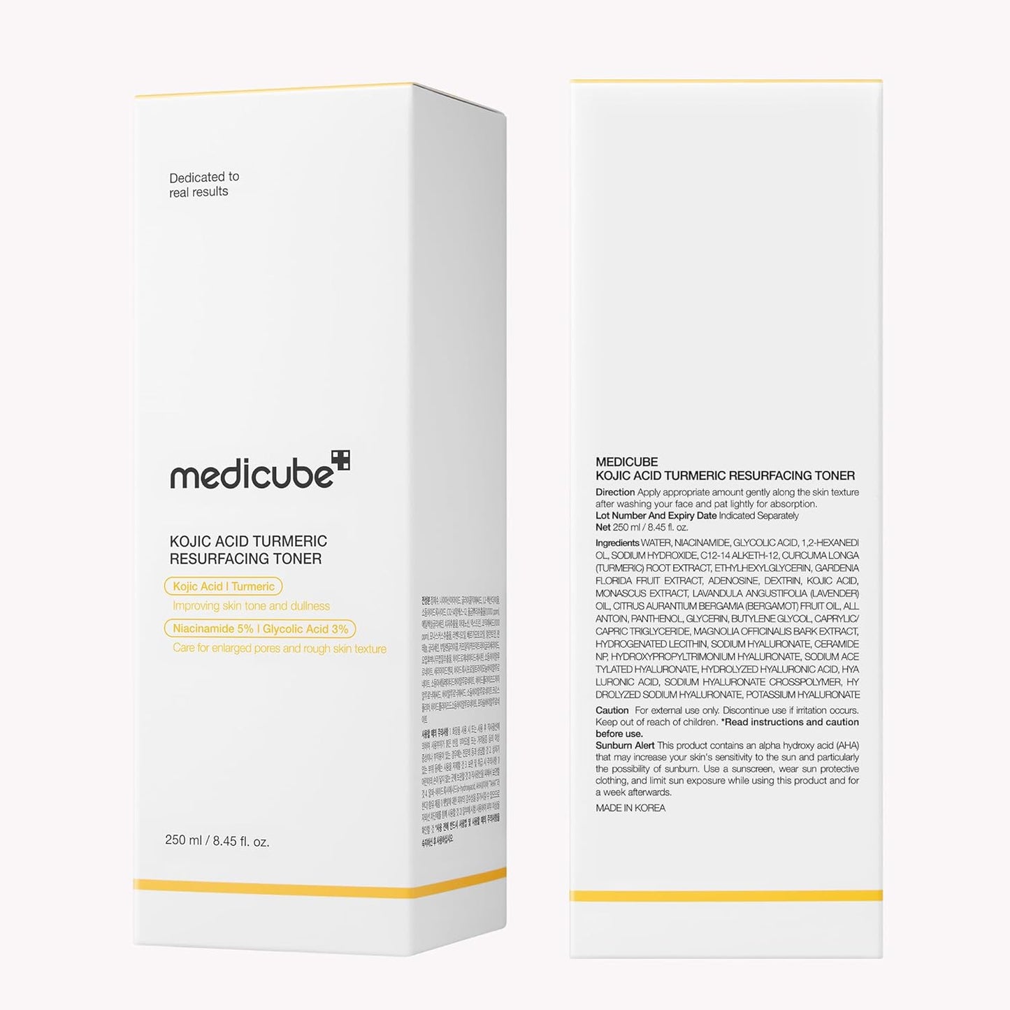 medicube_Kojic_Acid_Turmeric_Smoothing_Toner_for_Face_&_Body_|_Lightweight_Toner_for_Balancing_Uneven_Skin_Tone_&_Texture_|_Niacinamide,_Glycolic_Acid_for_Clear_Glass_Skin_|_8.45_fl.oz