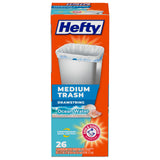 Hefty Medium Trash Bags, 8 Gallon