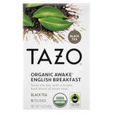 TAZO Organic Awake English Breakfast Black Tea, Black tea with Caffeine