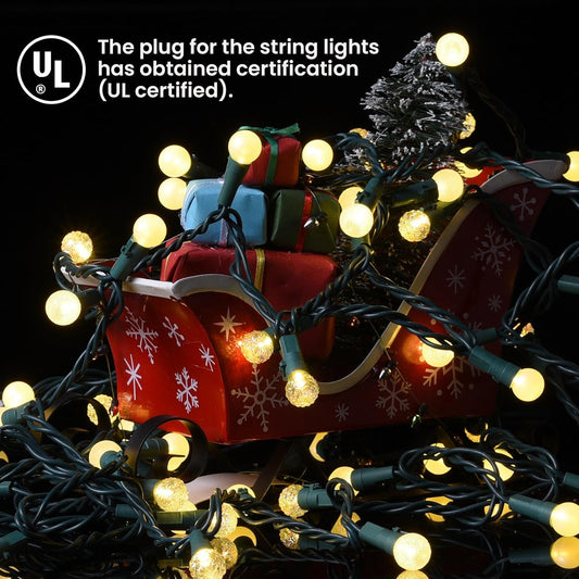 Globe_String_Lights,_70_LED_Mix-Ball_Fairy_Lights_Plug_in_UL_Listed_Christmas_Tree_Lights_19Ft_Christmas_Outdoor_Indoor_Fairy_Lights_for_Bedroom_Tree_Patio_Party_Garden_Wedding,_Warm_White