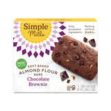 Simple Mills Nutty Banana Bread Soft Baked Almond Flour Bars, 5.99 OZ
