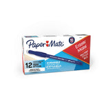 Paper Mate EraserMate Erasable Pen, Medium Point, Box of 12