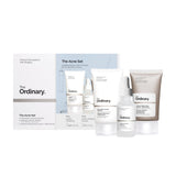 The Acne Set, 3-Step Skin Regimen with Glucoside Foaming Cleanser, Salicylic Acid 2% Solution, and Natural Moisturizing