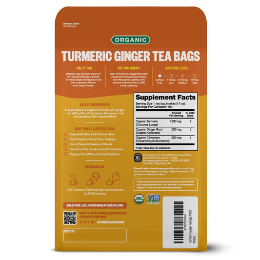 FGO_Organic_Turmeric_Ginger_Tea,_Eco-Conscious_Tea_Bags,_100_Count,_Packaging_May_Vary_(Pack_of_1)