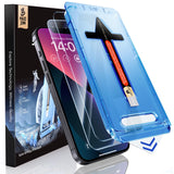 MAGIC JOHN 2 Pack for iPhone 13/14& iPhone 13 Pro 6.1 inch Tempered Glass Screen Protector, Auto Dust-Elimination, Bubble Free, HD Clear, Easy Installation