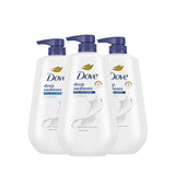 Dove Body Wash with Pump Deep Moisture for 24hr Lotion-Soft Skin Moisture Moisturizing Skin Cleanser with No Sulfates No Parabens