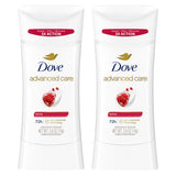 Dove Advanced Care Antiperspirant Deodorant for Women Twin Pack Revive 72 hour sweat and odor protection 2.6 oz (Packaging May Vary)